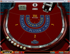 Baccarat at King Casino